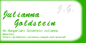 julianna goldstein business card